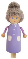 Пальчиковая игрушка "Бабушка"