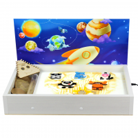 Планшет для рисования песком - «Магия песка» (крышка «Космос»)